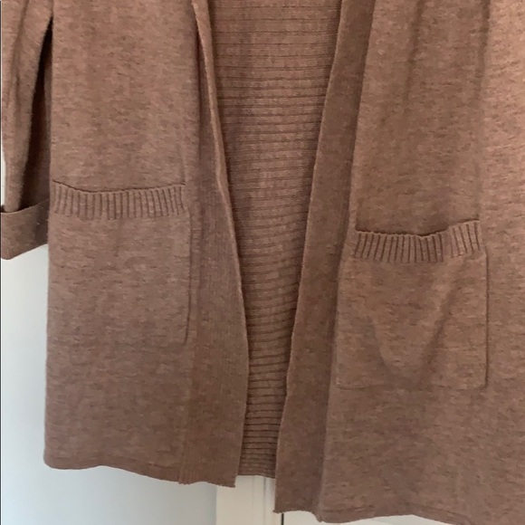 Mossimo Pinkish-brown open sweater size small - Picture 4 of 6